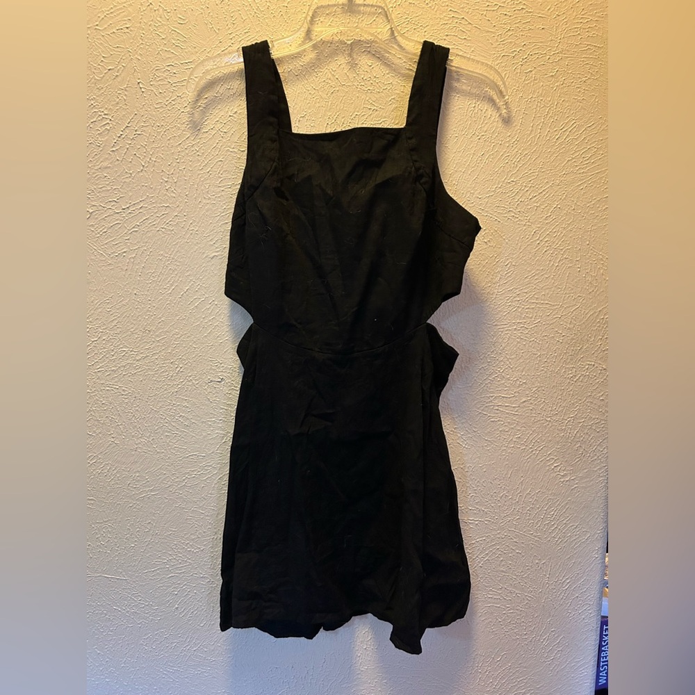 Ecote Black Backless Dress
